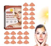 Anloximt 24 Protection Solaire Patch Nez Protection UV Patch Nez Protection Solaire UV Protège Nez pour Lunettes Protection Solaire pour Tout Peau