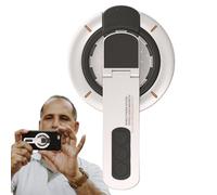 Anloximt Anneau magnétique pour téléphone portable, antidérapant, universel, réglable à 360 °, pour les déplacements, la maison, la voiture