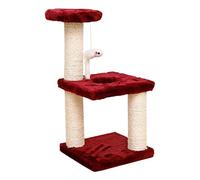 Anloximt Arbre à Chat Moderne | Tour d'escalade pour Chat - Support pour Chat sans Attraper Les miettes, Chat allongé et reposant Base carrée Stable pour Chat et Chaton