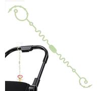 Anloximt Attache-Sucette Laisse,sécurité Extensibles pour Poussette - Voyage pour Tout-Petits pour Jouet Dentition, Jouet Dentition, Chaise Haute, berceaux