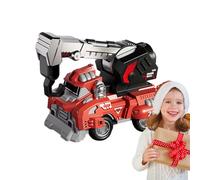 Anloximt Jouet de dépanneuse | Pull Back Toy Truck Miniature Carrier Friction Alimenté | Jouet de Grue de Camion de Transport, Cadeau Portable réaliste pour Anniversaire et fête des