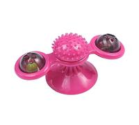 Anloximt Jouets Chaton pour Chats d'intérieur | Massage rotatifs pour Chaton,Jouet interactif Masseur Brosse à Dents Chats pour Le Verre, la Baignoire, Le Miroir, la fenêtre