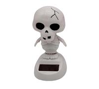 Anloximt Jouets solaires d'halloween Jouets d'halloween à énergie Solaire Figurines solaires à tête roulante Jouets de Tableau de Bord à énergie Solaire pour la décoration du Bureau de la aison