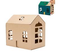 Anloximt Kit de Maison modèle Bricolage | Maison modèle Faite à la Main, Jouet pour,Jouets artisanaux en Papier pour Bricolage, Cadeaux d'anniversaire, de noël, de Vacances et de fête des