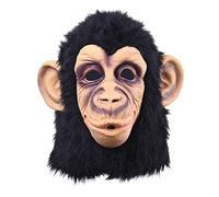 Anloximt Masque de Gorilla animalk Masque de Gorilla d'Halloweenk Masque de Singek Masque de Singe noirk Masque de Chimpk Costume d'halloween pour Accessoires de fête Cosplay