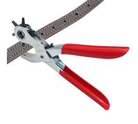 Anloximt Perforatrice en Cuir | Perforation en Cuir Robuste avec 6 Trous Solides,Pince à poinçonner pour selles, Chaussures, Tissu, Montre, Caoutchouc, Sangles, Colliers Chien, Trous