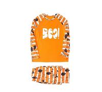 Anloximt Pyjamas d’Halloween en Famille - Pyjamas d'halloween Assortis pour la Famille - Ensembles Confortables Pyjamas en Deux pièces à Manches Longues pour et Hommes