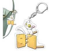 Anloximt Suzume no Tojimari Porte-clés Porte-clés Suzume Journey Keychain Films d'animation Mignon Cosplay Décoration Cadeau pour Les Fans Anniversaire Jour des Enfants Halloween Noël