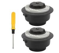 Anlseiod 2x C6-2 Tete Debroussailleuse pour Stihl STIHL FS38 FS40 FS45 FS46 FS50 FSE60 FSE71 FSE81 Tête Débroussailleuse 40067102126 4006 710 2126 Tete à Fil Coupe-bordure Accessoires