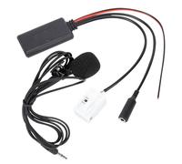 Anlseiod Adaptateur Bluetooth auxiliaire noir pour 207, 307, 407, 308, 607, 807, 1007, 4007, C2, C3, C4, C5, C6, C8, RD4, Module adaptateur Bluetooth avec microphone stéréo (12 broches)