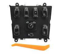Anlseiod Commande de lève-vitre 1638206610 pour Mercedes Clase M W163 ML230 ML270 ML320 ML350 ML430 ML500 ML55 AMG Interrupteur Commande principale de lève-vitre (console centrale) A1638206610