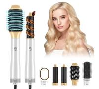 Anluomafuy Brosse Soufflante Rotative, Air Styler Professionnelle, Brosse Chauffante 5 en 1, Seche Cheveux Brosse, Sèche Cheveux Ionique, Auto Boucleur a Air, pour Sécher, Boucler, Lisser