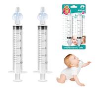 Anluomafuy Seringue Nasale Bebe, 2 Lot Seringue Nasale Bébé, 10ml Mouche-Bébé Professionnelle, Mouche-bébé, Embout Silicone Reutilisable, Portables, De Haute Qualité