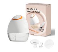 Anluomania Tire-lait électrique portable 120 ml, Tire Lait avec écran LED, design ultra-grand angle de 130° pour un confort optimal, 24 mm, 4 modes et 9 niveaux d'aspiration