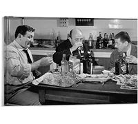 ANMAC Affiche d'Art Tontons Flingueurs 70x90cm No Frame - Peinture Décorative Toile Mur Art pour Salon et Chambre