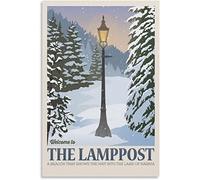 ANMAC Photos murales 40x60cm No Frame NAIKANG Les Chroniques de Narnia Le Lampadaire Vintage Voyage Affiche pour Moderne Chambre Familiale Décor Esthétique Dedroom Cadeaux Affiche