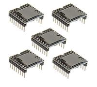 Anmbest YX5200 Lot de 5 mini lecteurs MP3 lecteur MP3 Voice Decode Board Supporte carte TF U-Disk IO/Serial Port/AD pour Arduino