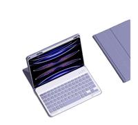 AnMengXinLing Étui clavier pour iPad Pro 13" (M4) 2024, étui clavier magnétique amovible avec porte-crayon supérieur prenant en charge le chargement du crayon pour iPad 13" Pro 2024 (M4), violet
