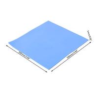 ANMITI 1 feuille de 100 mm x 100 mm x 1 mm pour dissipateur thermique GPU CPU dissipateur thermique de refroidissement en silicone conducteur pour PC accessoires informatiques broche de montage CPU