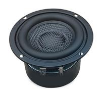 ANMITI Améliore les basses de 7,6 cm pour woofers et caissons de basses HiFi - Construction en fibre de verre - 4 Ohm - 25 W