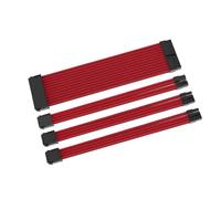 ANMITI Câbles d'extension d'alimentation 24 broches avec peignes 30 cm gainés 24 broches PCIE 6 + 2 broches 8 broches CPU 4 + 4 broches extensions de câble PC