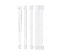 ANMITI Câbles d'extension d'alimentation 24 broches avec peignes 30 cm gainés 24 broches PCIE 6 + 2 broches 8 broches CPU 4 + 4 broches extensions de câble PC