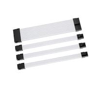ANMITI Câbles d'extension d'alimentation 24 broches avec peignes 30 cm gainés 24 broches PCIE 6 + 2 broches 8 broches CPU 4 + 4 broches extensions de câble PC