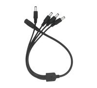 ANMITI DC5521 Câble d'alimentation femelle vers connecteur mâle 5,5 x 2,1 mm pour caméras de sécurité et appareils réseau