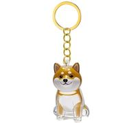 ANMITI Porte-clés collecteur de fourrures d'animaux de compagnie en forme de chien, boîte à souvenirs pour chiens et chats, propriétaires de poils d'animaux domestiques, porte-clés avec compartiment