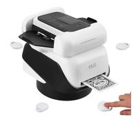 Anmrora 2 in 1 Distributeur Automatique de Cartes et Mélangeurs de Cartes, Rotation à 360° Melangeur de Carte Électronique avec 4 télécommandes sans Fil, 1-8 Joueurs pour UNO, Poker, Texas Hold'em