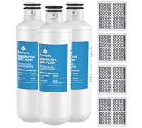 Anmumu LT1000PC ADQ747935 Filtre à eau de rechange pour LG LT1000P/PC/PCS, LT-1000PC, LT1000PC, LFCC22426S, LRFXS2503S, LMWS27626S, LRDCS2603S et LT120F ADQ73334008 Fresh Filtre à air, 4 Paquet
