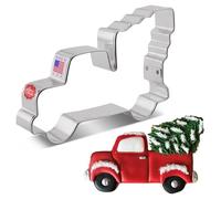Ann Clark Cookie Cutters Emporte-pièce vintage extra large en forme de camion avec sapin de Noël, 12,7 cm