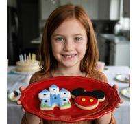 Ann Clark Lot de 2 emporte-pièces Magic Mouse fabriqués aux États-Unis, tête de souris et château