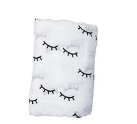 Ann Sang Grande couverture d'emmaillotage en mousseline serviette de bain pour bébé (B)