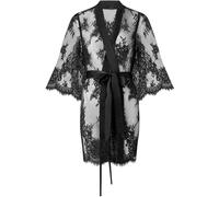 Ann Summers Ann Summers Black Availing All Over Lace Robe Black XS