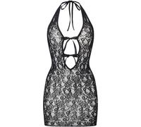 Ann Summers Ann Summers Black Extravaganza Lace Dress Black XS-S