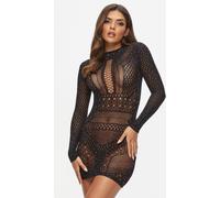 Ann Summers Ann Summers Black Glitter Jewelled Janelle Dress Black Glitter XS (EU 34)