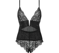 Ann Summers Ann Summers Black Gracious Lace & Mesh Cami Pyjamas Set