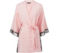 Ann Summers Ann Summers Pink Satin Cherryann Robe Dressing Gown Pink Small