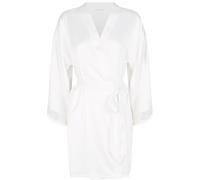 Ann Summers Ann Summers White Satin Cherryann Robe Dressing Gown White Medium