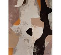 Anna Bernad - Impression sur toile "Terre et braise I" PM11831 (40 cm x 50 cm) (Colorée)