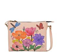 Anna by Anuschka Bandoulière Fine et Moyenne en Cuir véritable pour Femme, Mélodie Florale, Taille Unique