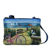 Anna by Anuschka, Petite bandoulière zippée Femme, Journée de plage, Taille unique