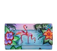 Anna by Anuschka Three Fold Wallet, Portefeuille à Trois Plis pour Femme