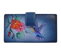 Anna by Anuschka Two Fold Organizer Wallet, Portefeuille Organiseur à Deux Volets Femme, Colibri Glory, Taille Unique