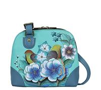 Anna by Anuschka Women Hand Painted Leather Small Multi Compartment Zip-Around Organizer, Œuvre d'art Originale Peinte à la Main Femme