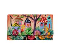 Anna by Anuschka Womens 1860 Wallet, of Dreams, 4 X 7.5 Us, Portefeuille Femme, Village des rêves, Taille Unique