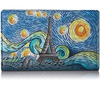 Anna by Anuschka Women's Hand-Painted Leather Two Fold Wallet-Love in Paris, Portefeuille Femme, Taille Unique