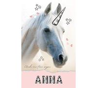 Anna: Diario Unicorno Personalizzato Con Nome Per Figlia Regalo Di Compleanno Per Anna 90 Pagine A Righe, Piccolo Formato A5 Taccuino, Diario Della Gratitudine, Segreto, Diario Personale Per Bam