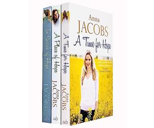 Anna Jacobs Hope Trilogy Coffret de 3 livres (le temps de l'espoir, à la recherche de l'espoir, un lieu d'espoir)